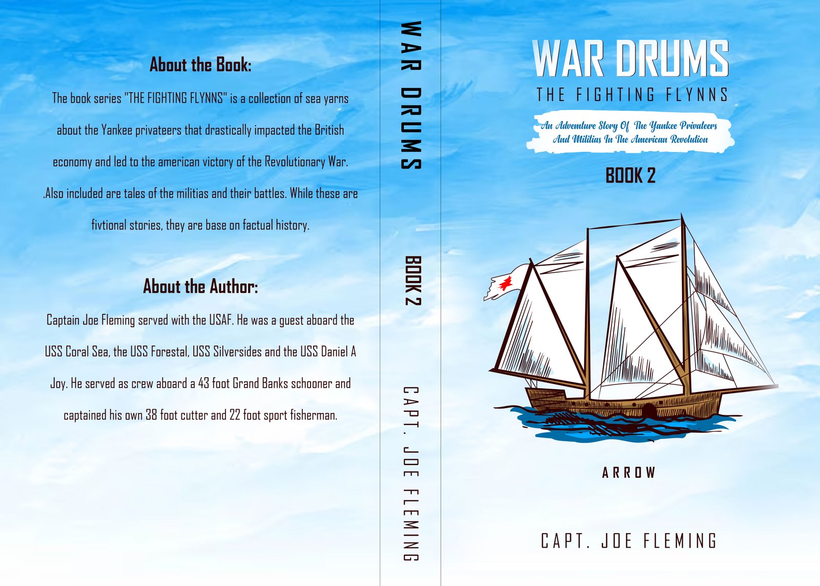 War Drums paperback cover spread